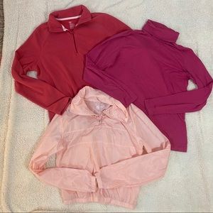 pink warm layers bundle